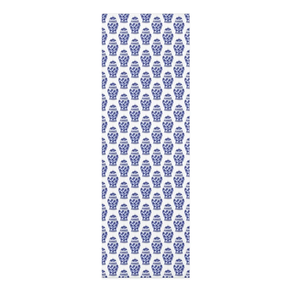 Preppy Blue Ginger Jars Foam Yoga Mat