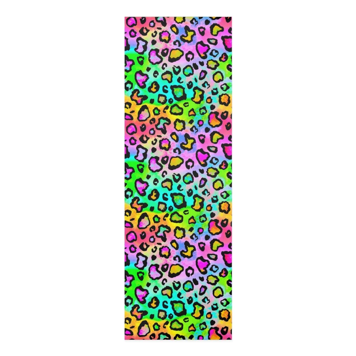 Rainbow Leopard Foam Yoga Mat