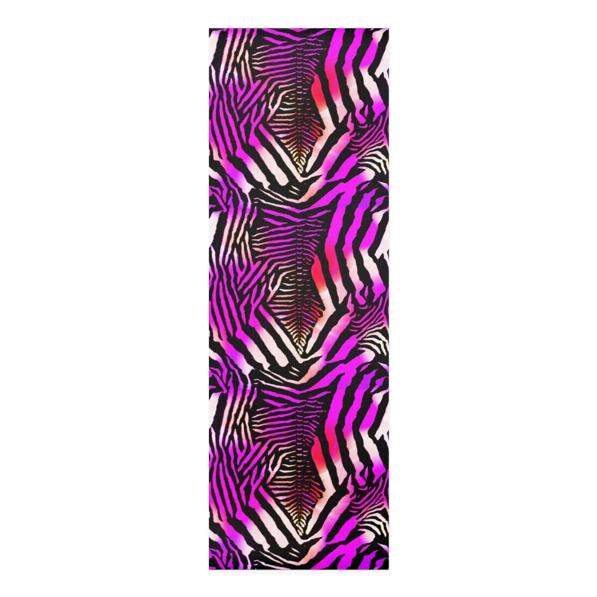 Fashion Pink Ombre Zebra Foam Yoga Mat