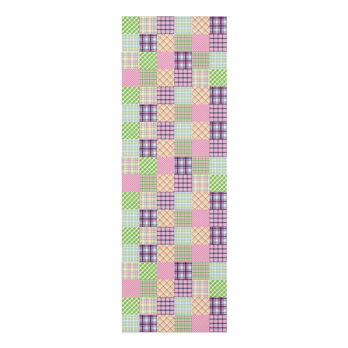 Preppy Madras Plaid Foam Yoga Mat