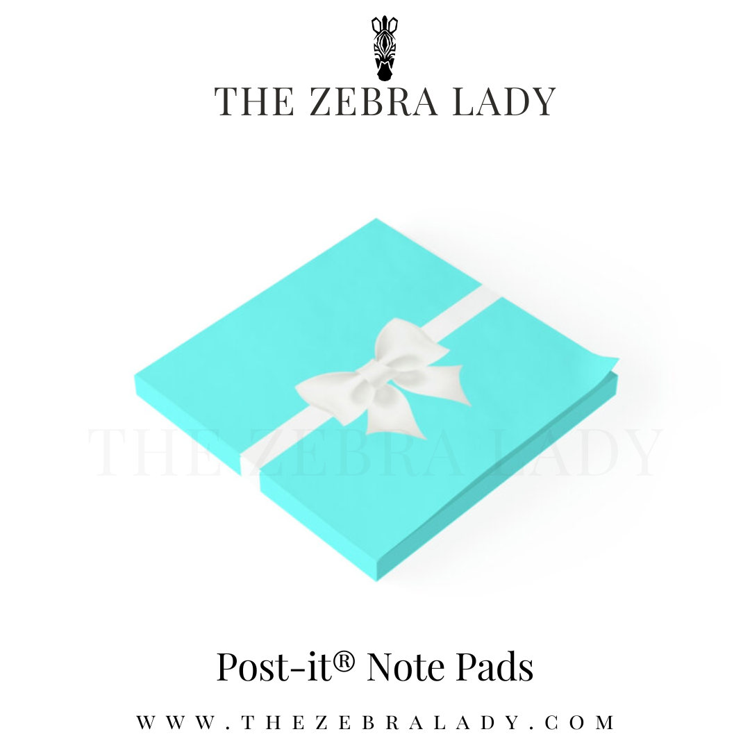 Breakfast at Tiffany's Little Blue Box Post-it® Note Pads