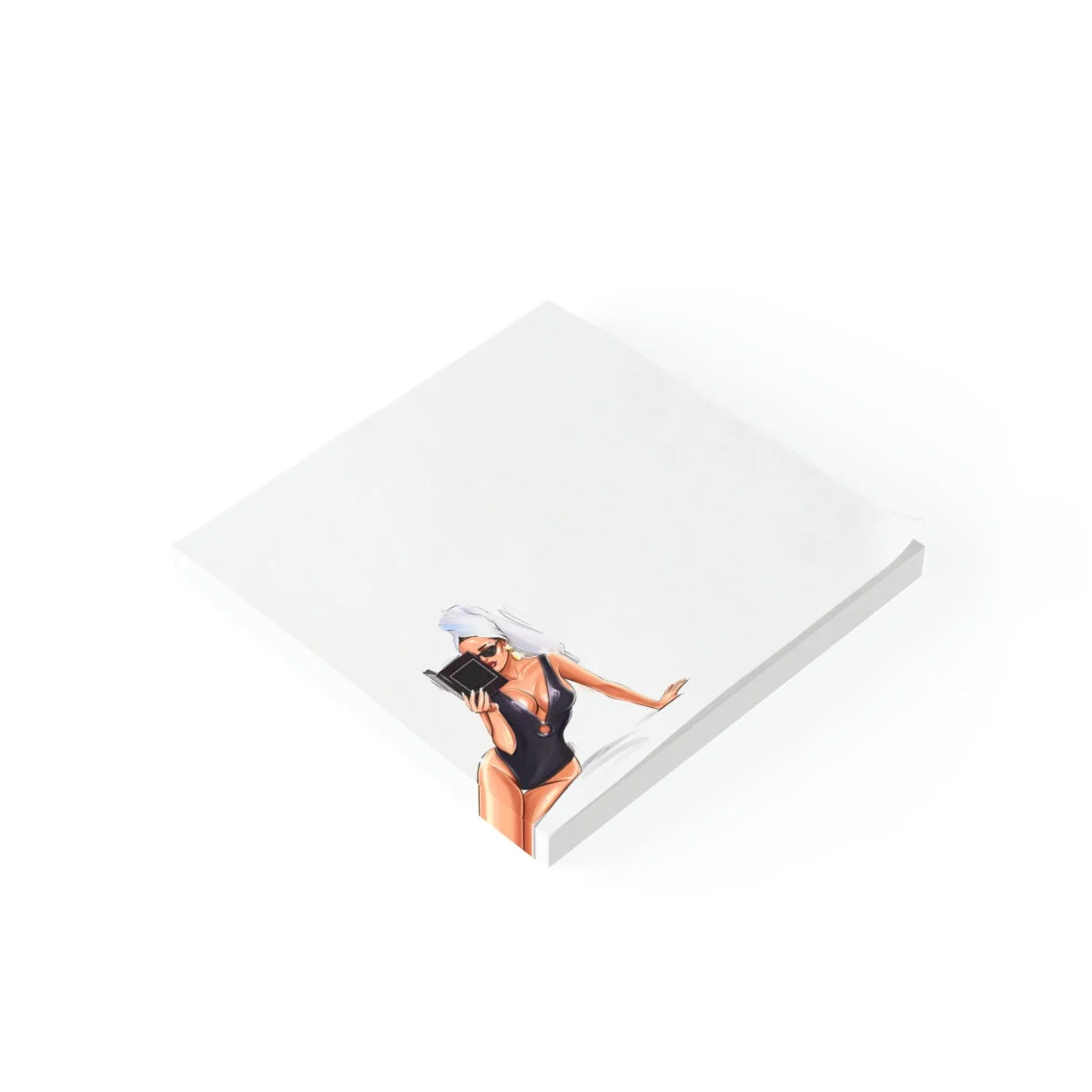 Fashion Swimsuit Girl illustration  Post-it® Note Pads