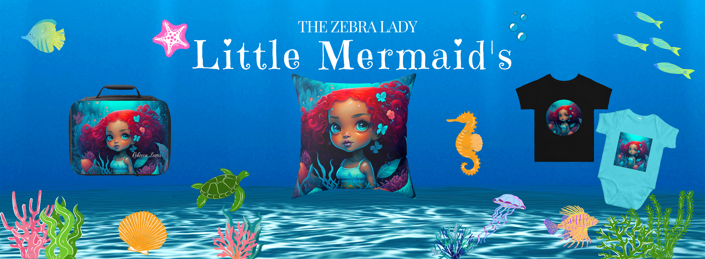 Little mermaids THE ZEBRA LADY  banner.png