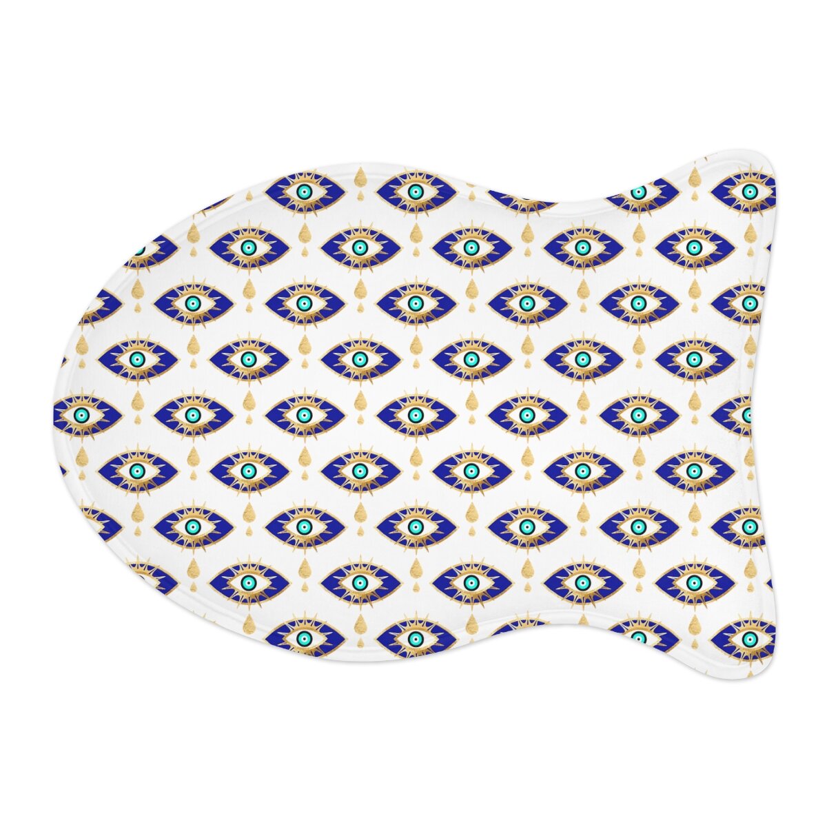 Evil Eyes Zen Bone Shape & Fish Shape Pet Feeding Mats
