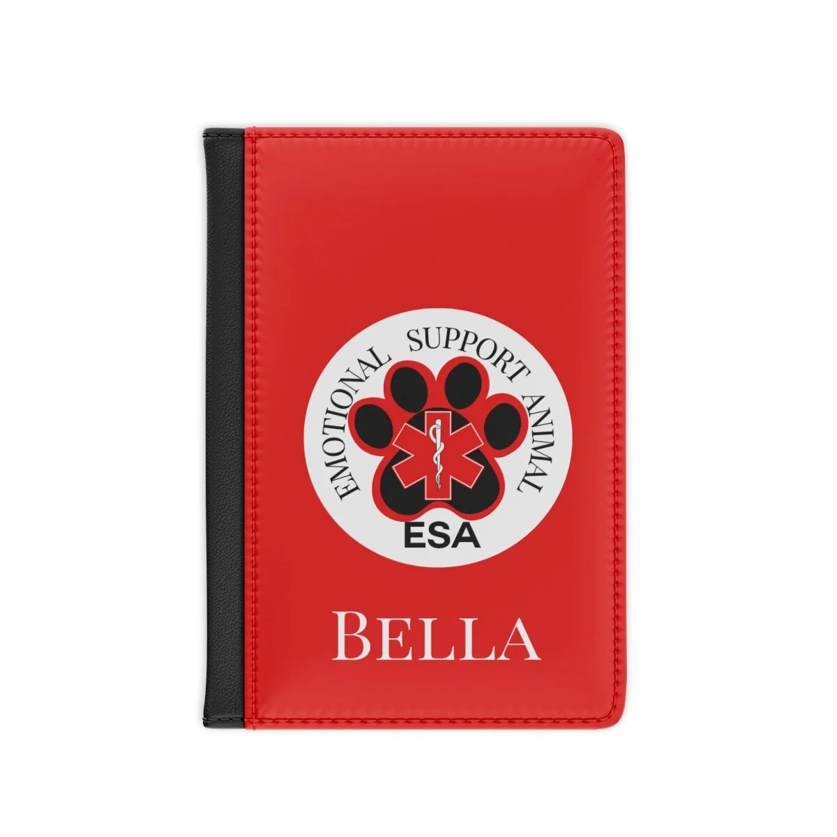 Personalize ESA Emotional Support Animal Pet Passport Cover   THEZEBRALADY.com