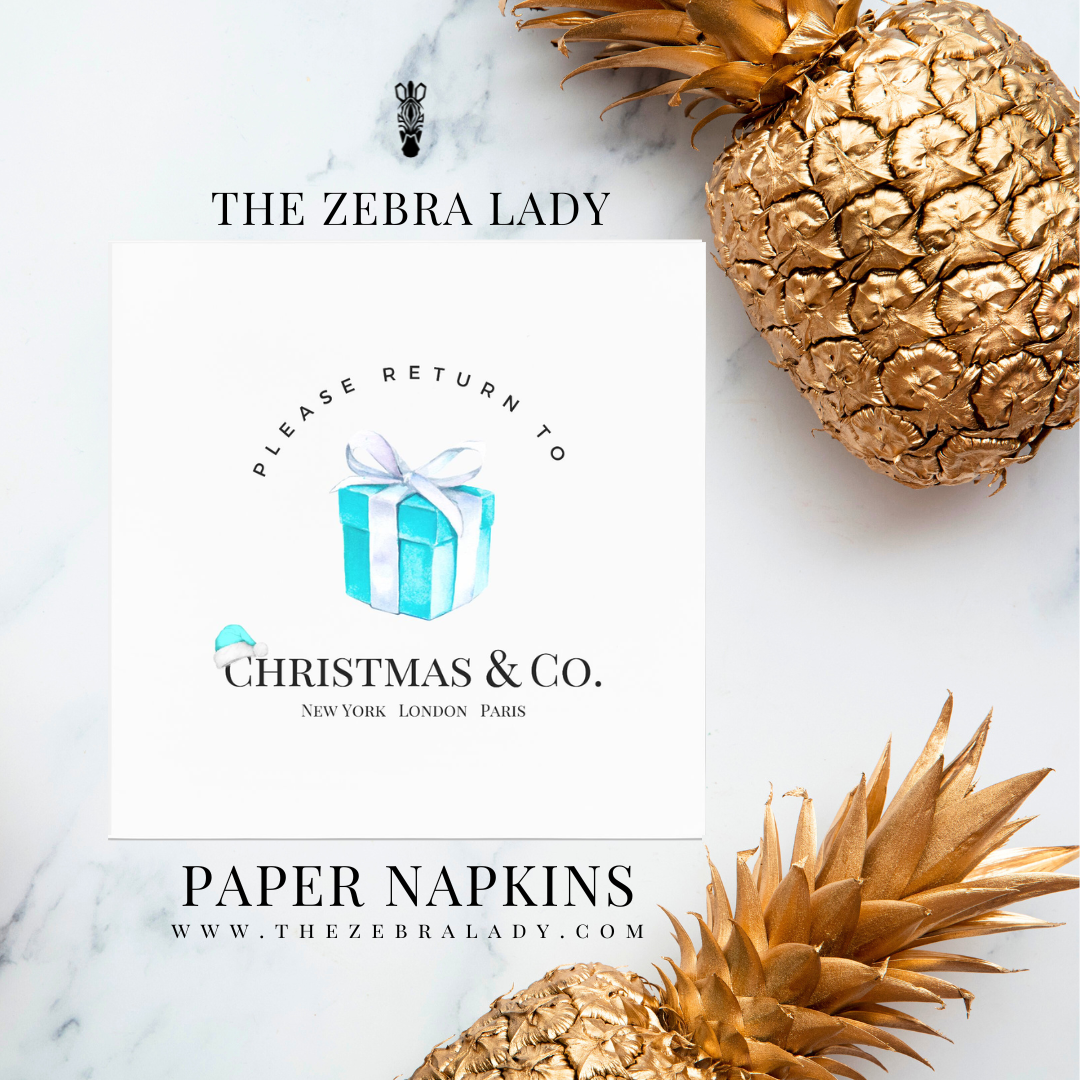 Christmas and Co. Breakfast at Tiffany's Please return To Luncheon & Cocktail Beverage Napkins