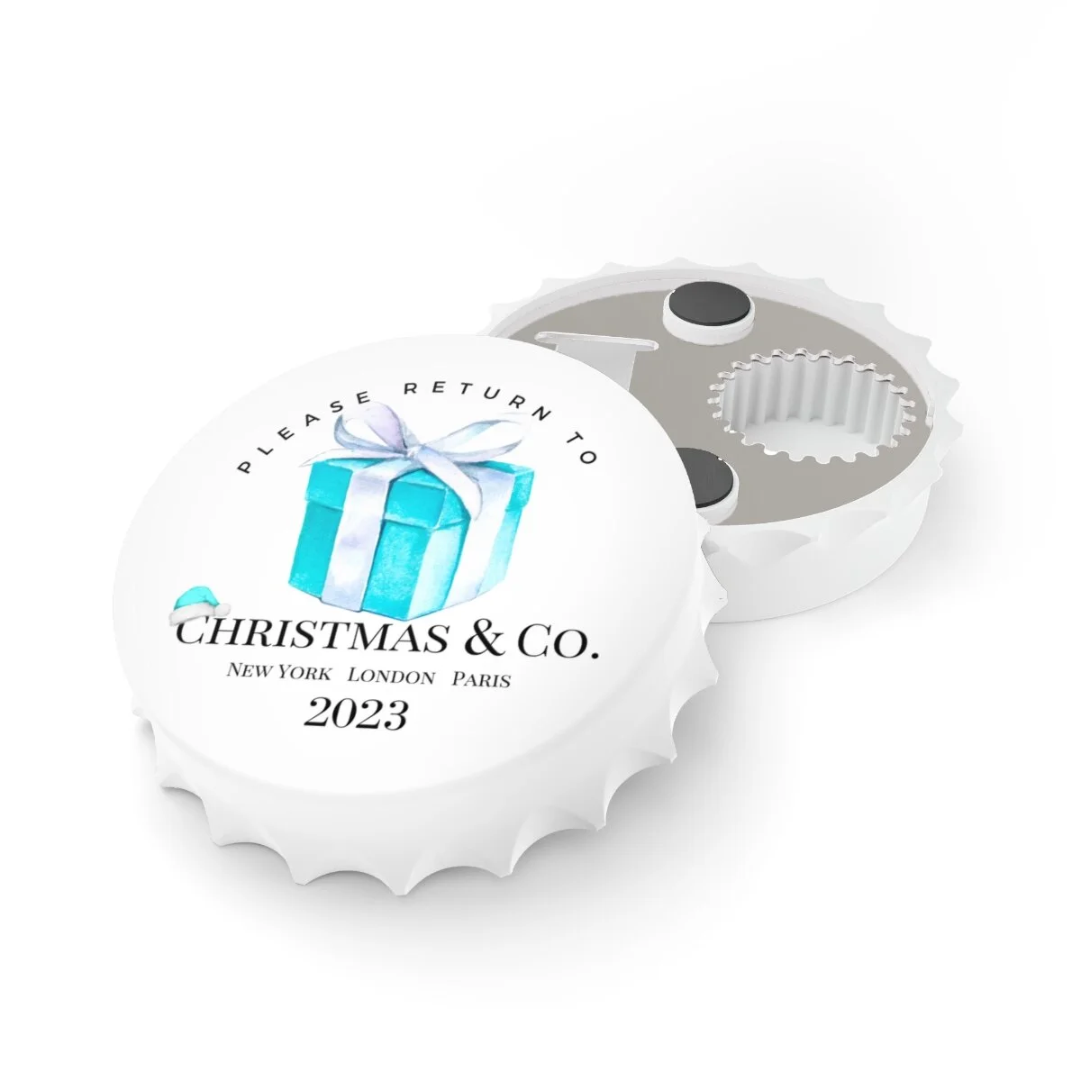 Christmas and Co Breakfast at Tiffany's Bottle Opener