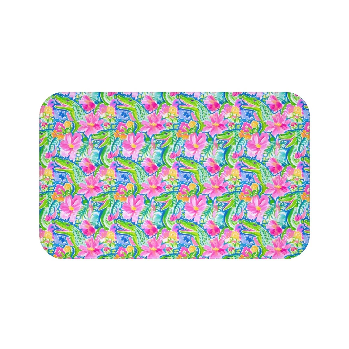 Preppy Alligator Bath Mat