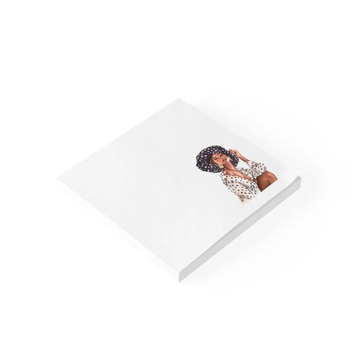Fashion Sun Hat Girl Illustration Post-it® Note Pads
