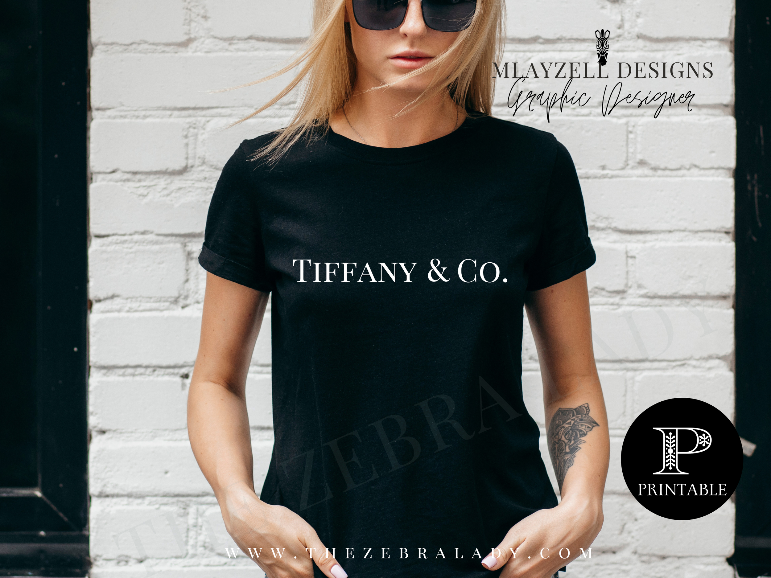 Tiffany and Co. White Fashion PNG Clipart Digital Download