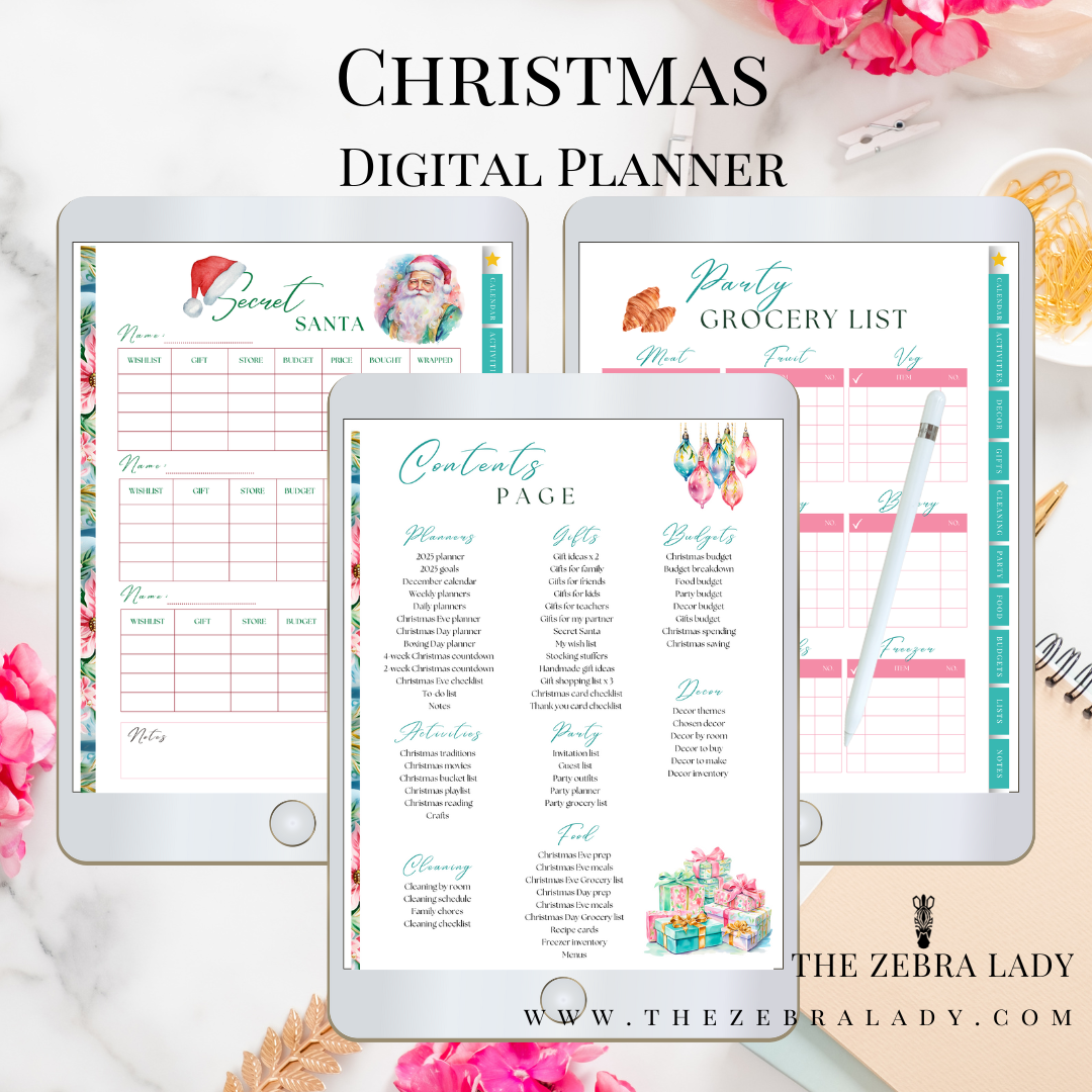 Pink Pastel Christmas Planner Thezebralady.com .png