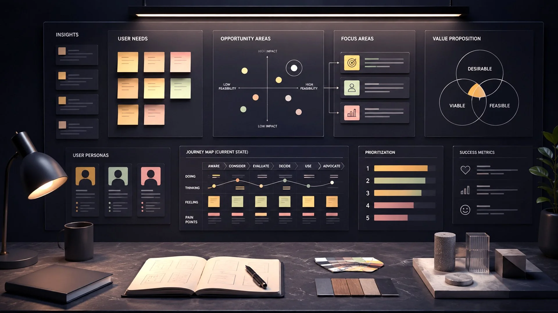 Design brief and opportunity mapping phase — Sankul Design Studio methodology