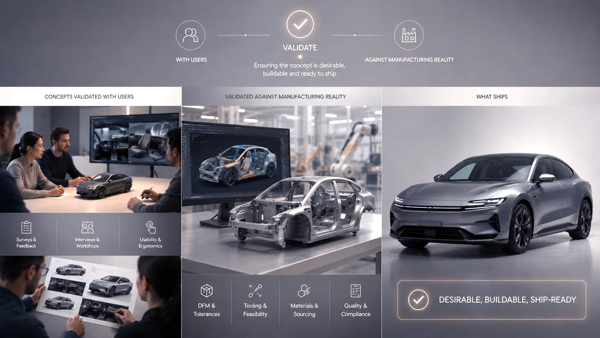Design validation and manufacturing feasibility phase — Sankul Design Studio methodology