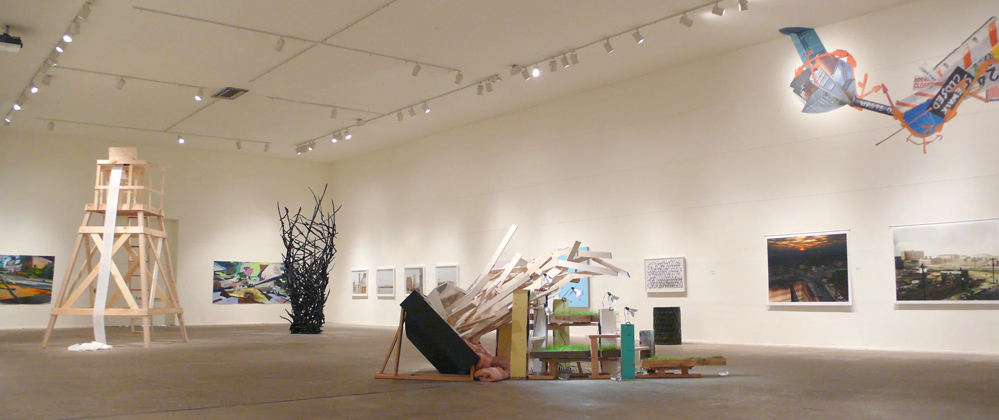 Construct at the Icebox, curated by Amie Potsic, artwork by cfeva fellows
