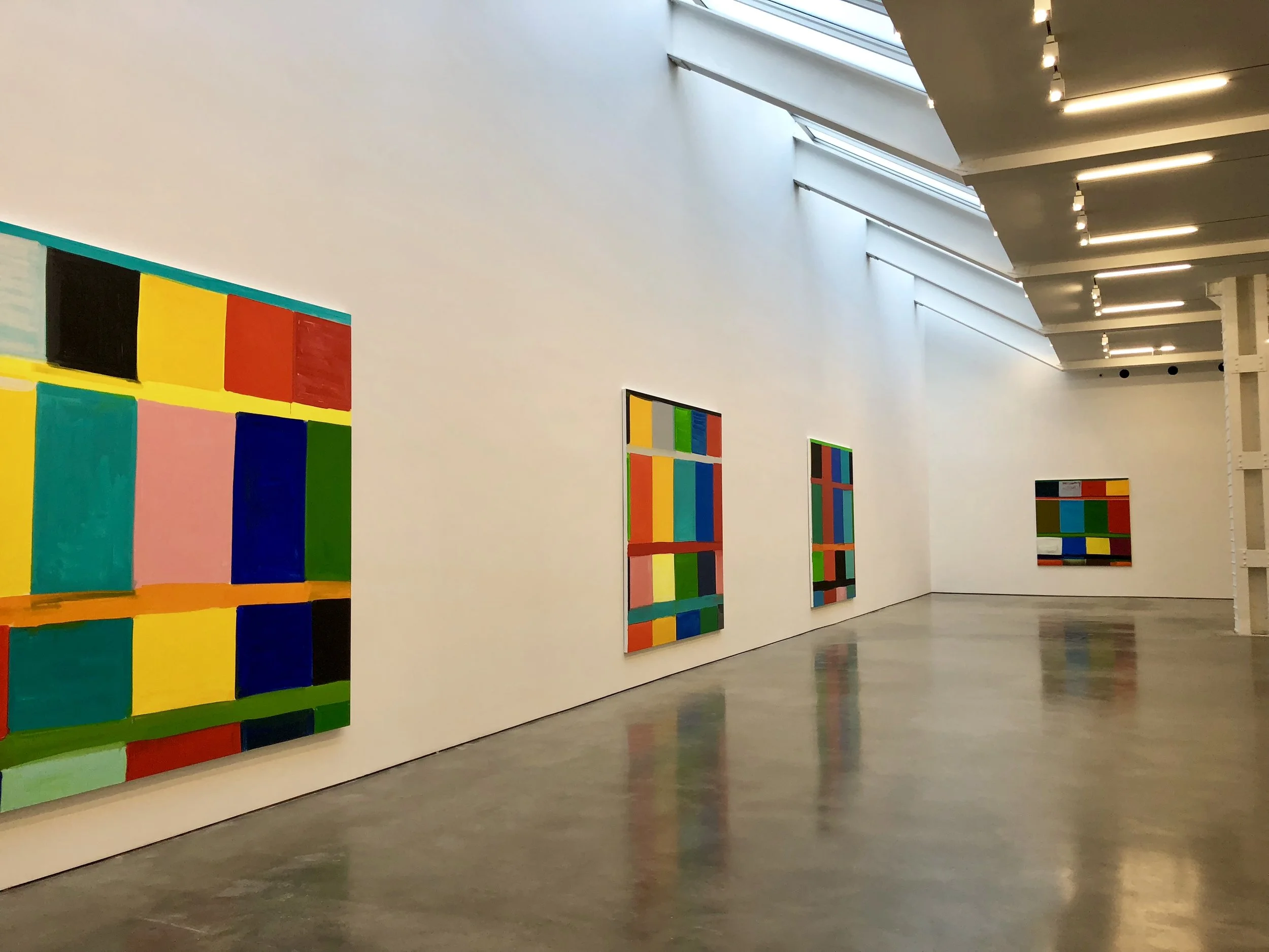 Lisson Gallery, Chelsea, NY, Artwork by Stanley Whitney, photograph by Amie Potsic copyright 2018