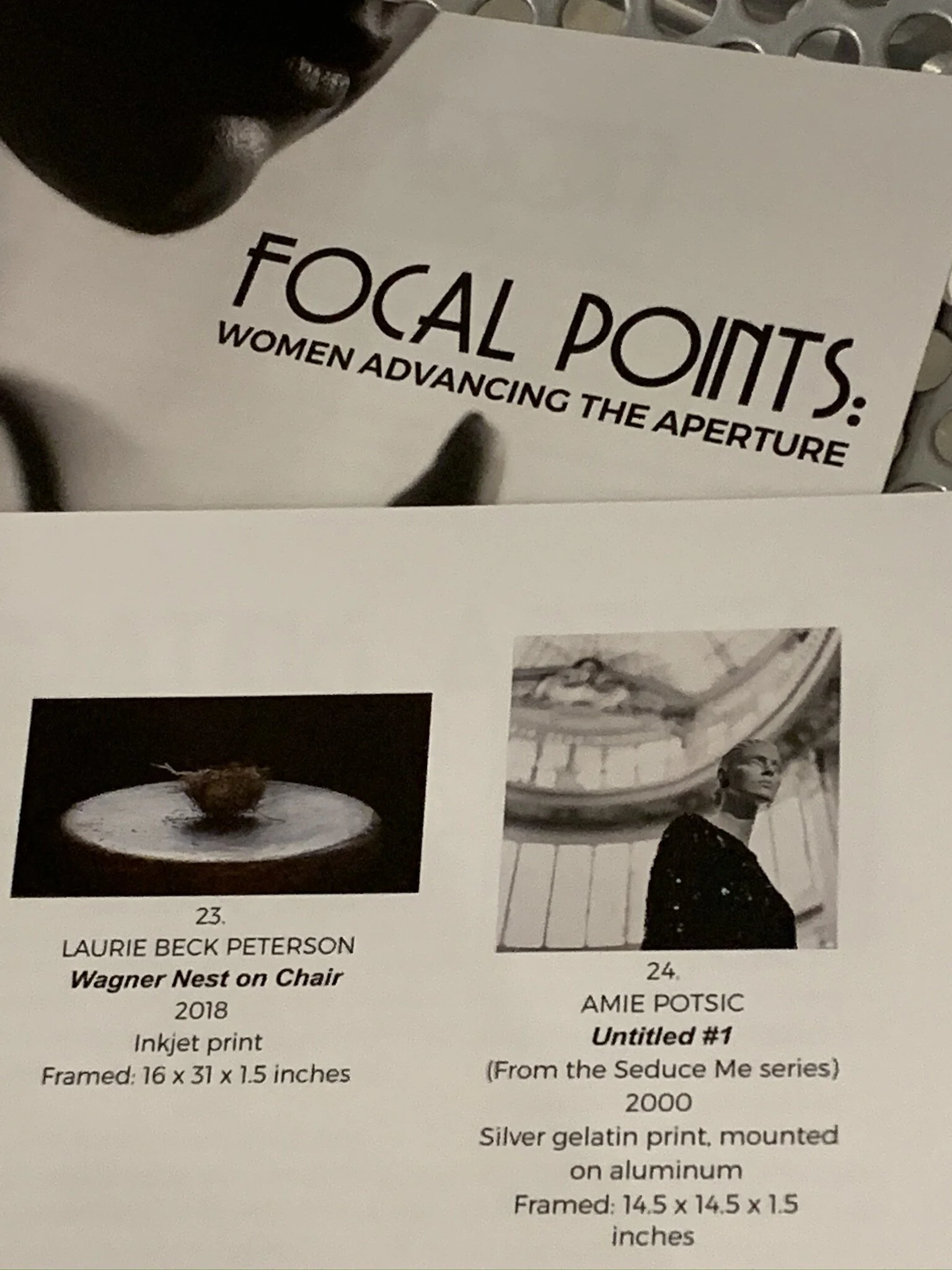   Focal Points: Women Advancing the Aperture  installation shot. Presented by The Delaware Contemporary. 