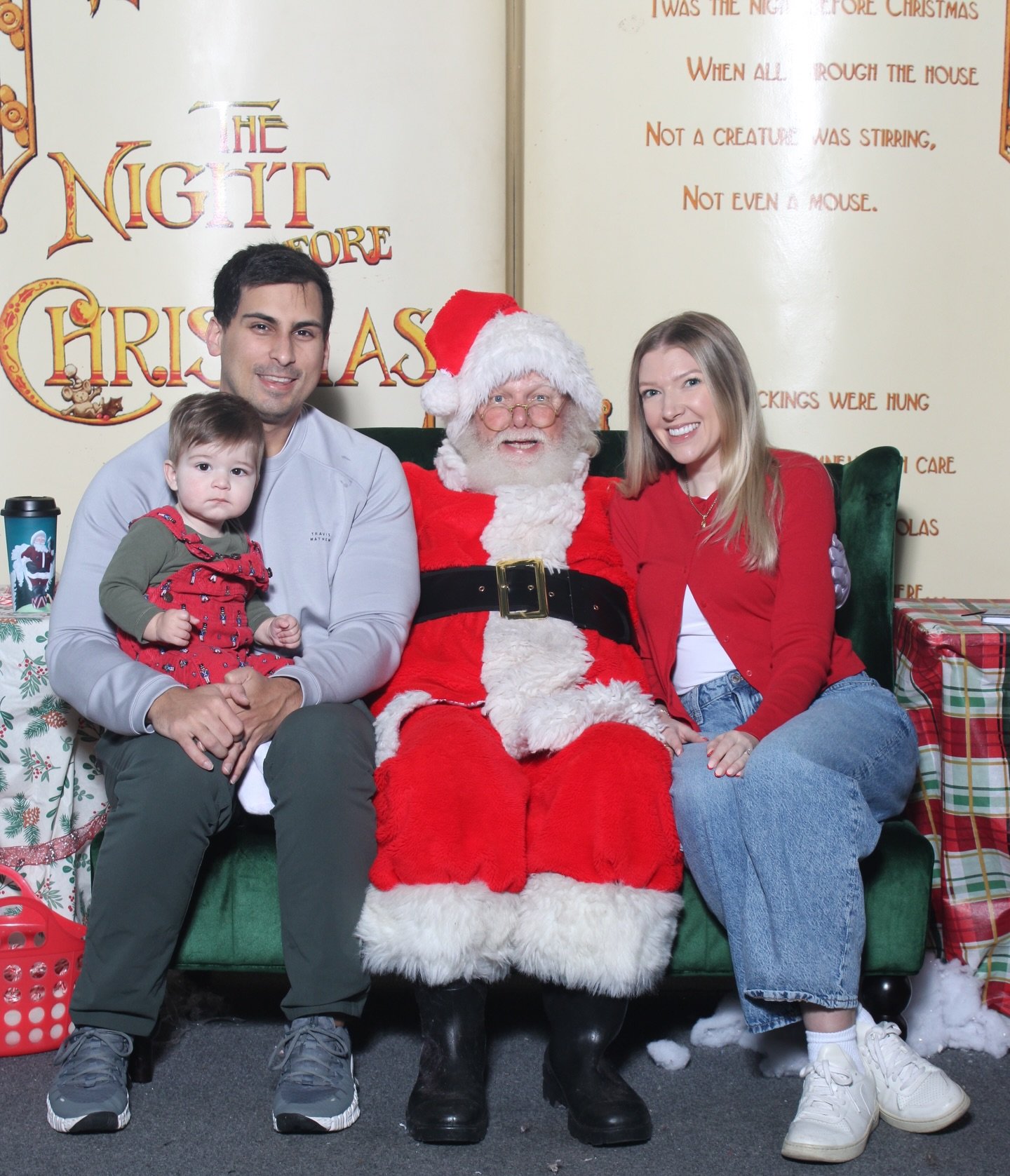 Merry Christmas to all + to all a good night 🎄✨🎅🏼
(Except Santa - Beckham&rsquo;s not so sure about you yet)