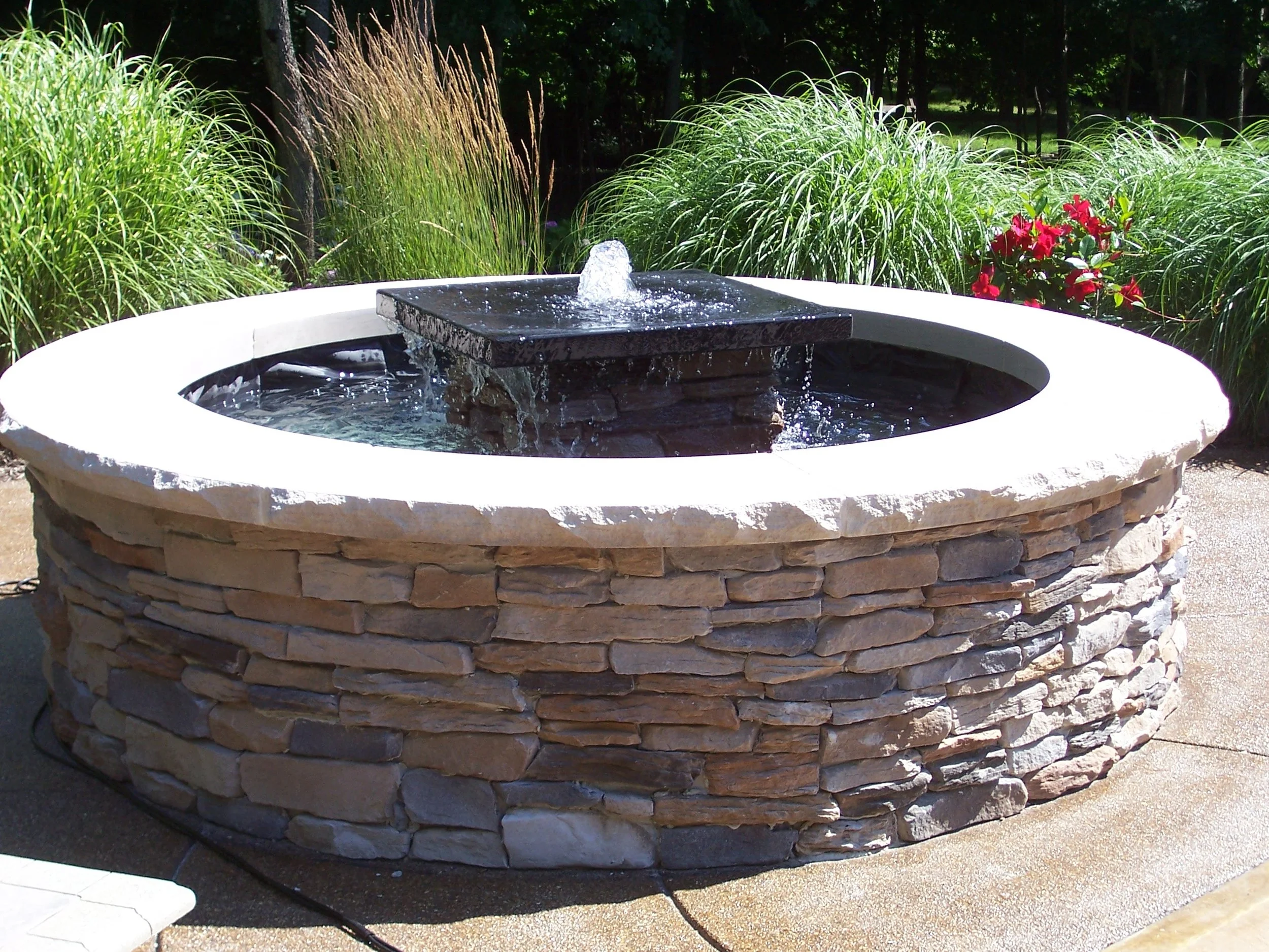 Black Granite Water Feature