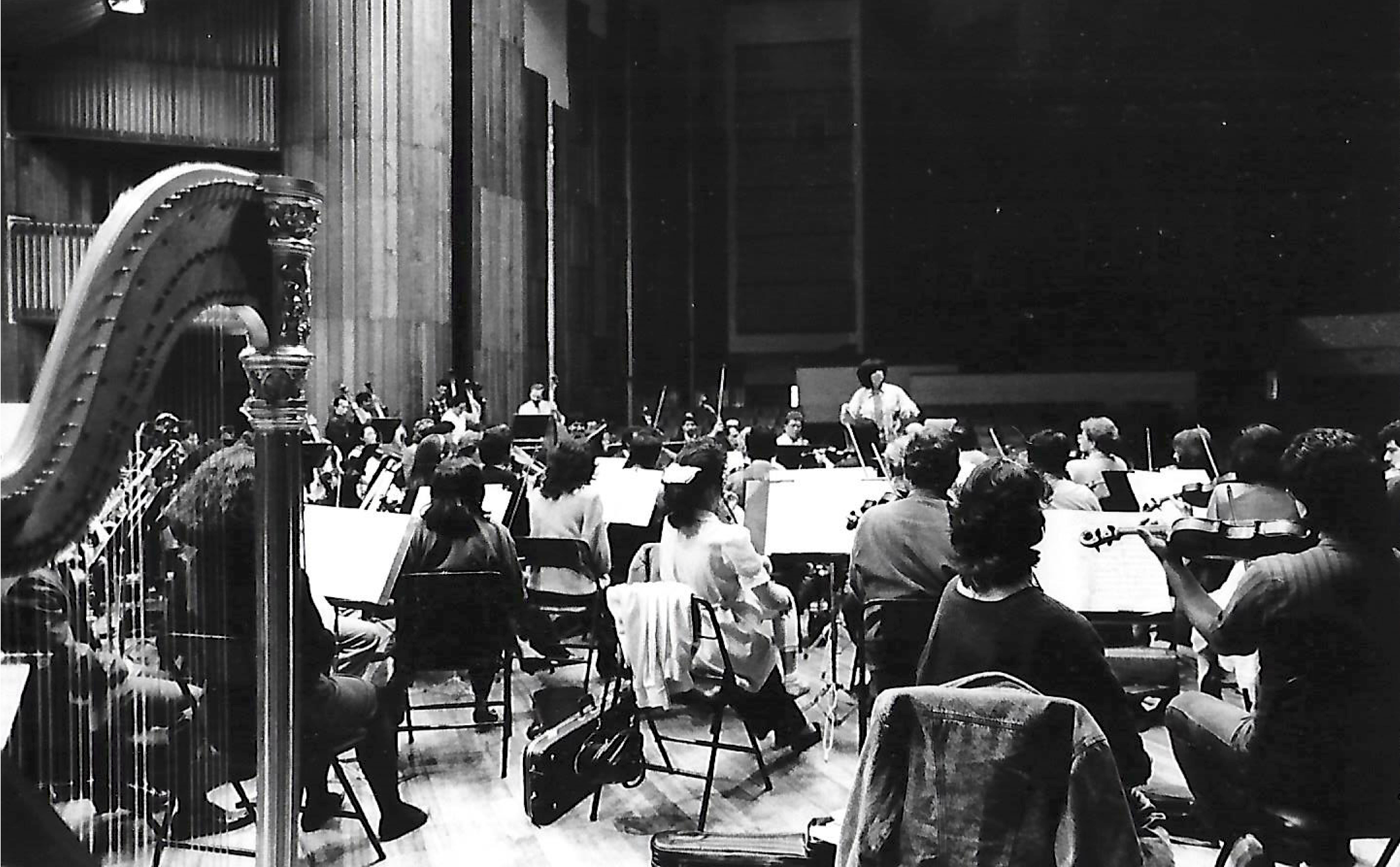 Bogota Philharmonic at the Leon de Greiff Hall, Bogota. Photo by Baez