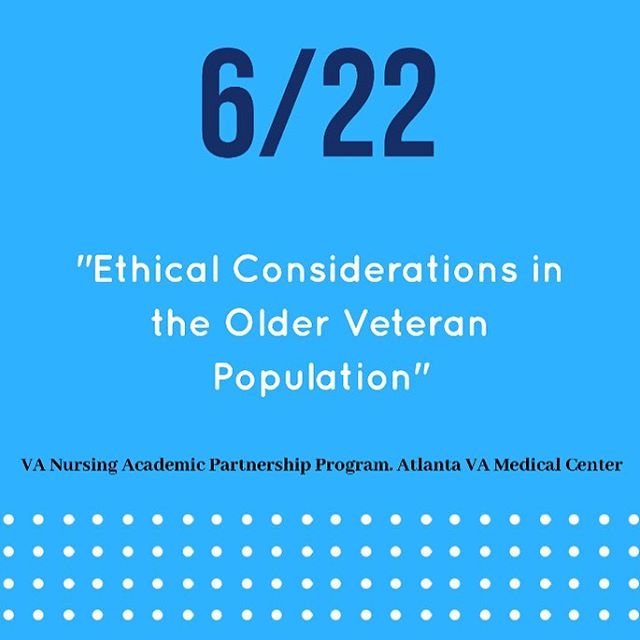 Tomorrow I will be speaking for the VA Nursing Academic Partnership Program at the Atlanta VA Medical Center. Hope to see you there!
.
.
.
#alzheimersawareness #alzheimersassociation #dementia #dementiacare #aging #healthyaging #agingproblems