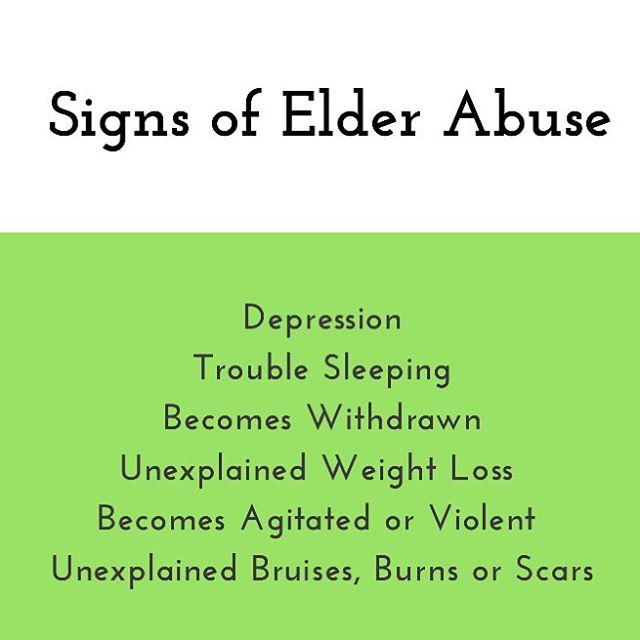 Be aware of these elder abuse warning signs.
.
.
.
#elderabuse #eldercare #caregivers #caregiversupport #agingcare #healthyaging #agingprocess