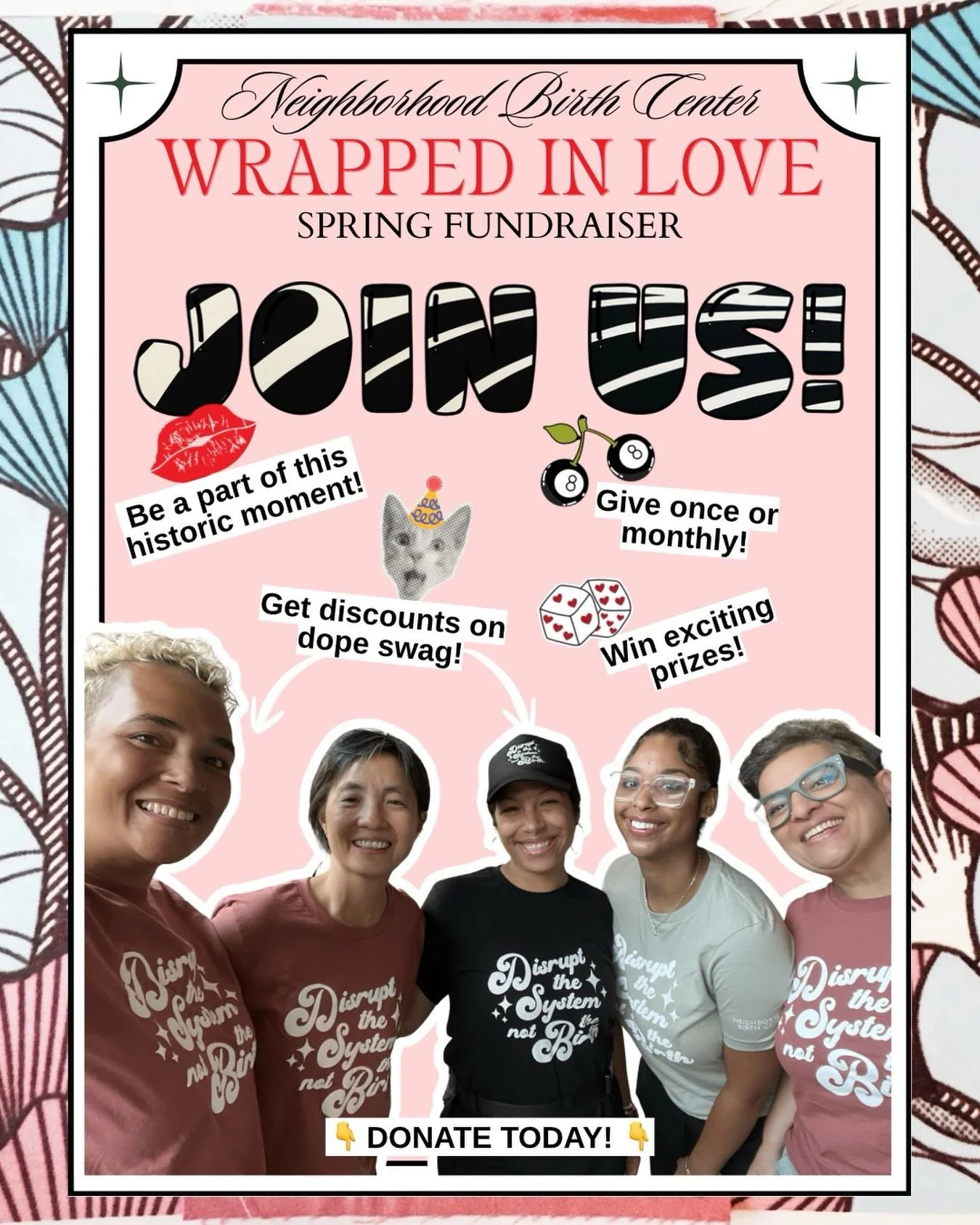 Our Spring Fundraiser &ldquo;Wrapped in Love&rdquo; started last week - it&rsquo;s a campaign to bring Boston&rsquo;s birth center to life.

Goal: $25K by May 10!

Every gift counts. One-time or monthly. Thanks to the first 34 donors to join (includi