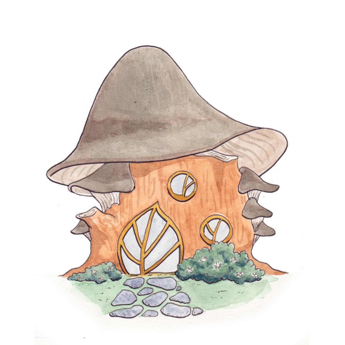 By special request, 2 new &ldquo;creating a fairy house&rdquo; videos exist (#linkinbio) and I couldn&rsquo;t be happier for the mental break 🧘&zwj;♀️ @sayoskie - here&rsquo;s a housing option for that little paper fairy Aela so beautifully crafted!