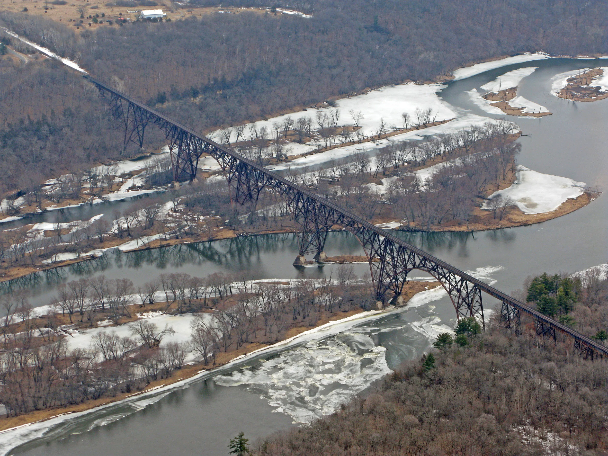 High Bridge over the St. Croix March 7, 2017