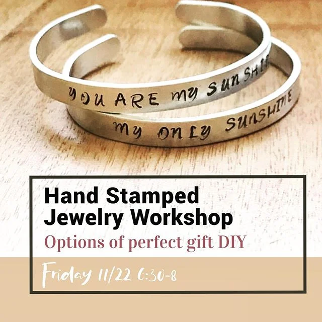 This Friday night 6:30-8pm is @shopmirrormirror , Sandy Forrester&rsquo;s first Workshop of two during the holiday season and we are excited to have her ❤️
Mantras,  messages , symbols , and letters are all the creative options you need to make a few