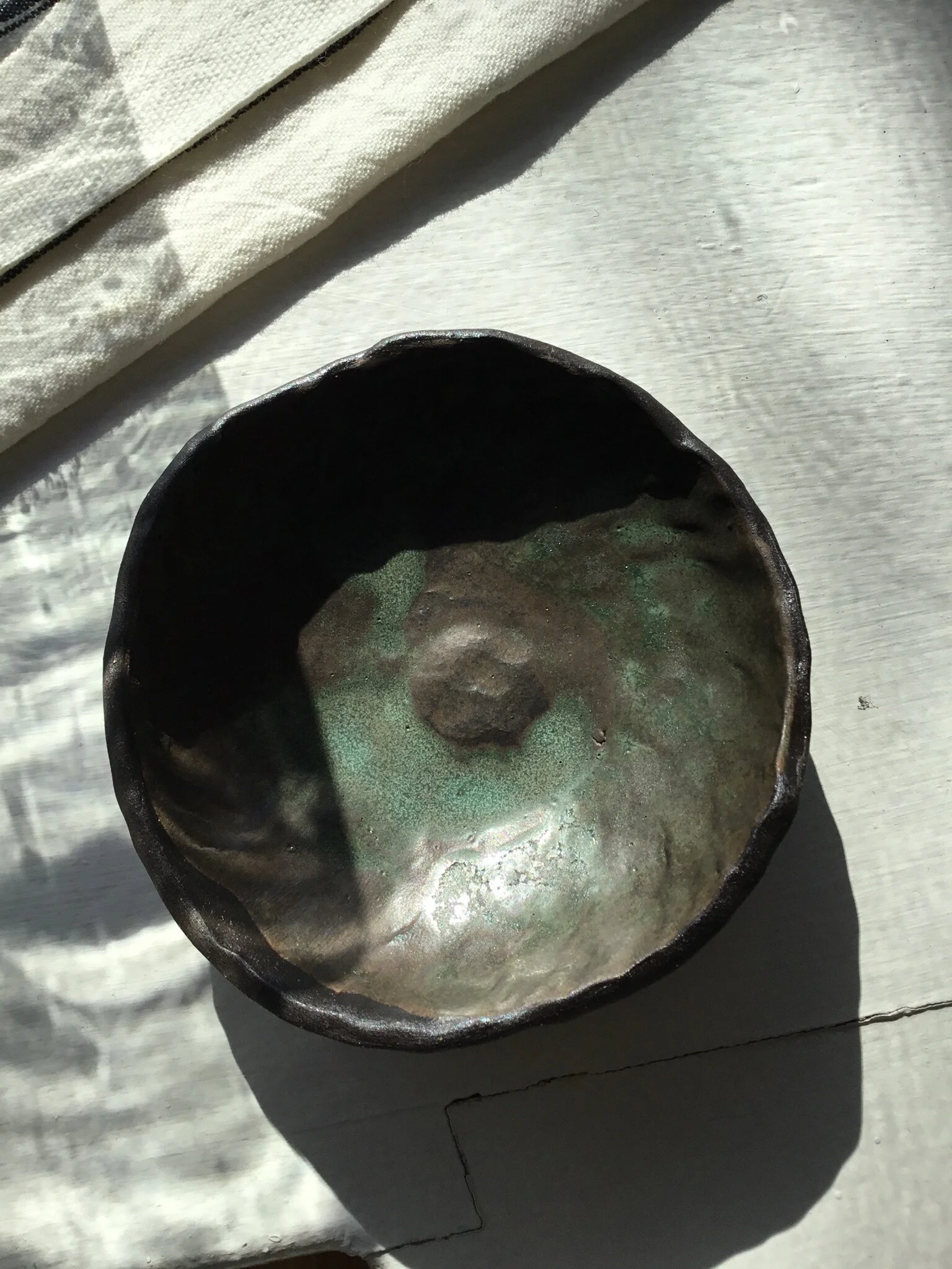 Metallic Rustic pinch  dish - 749A9A61-B9F0-451B-8BBA-6E76F6430CD3.jpeg