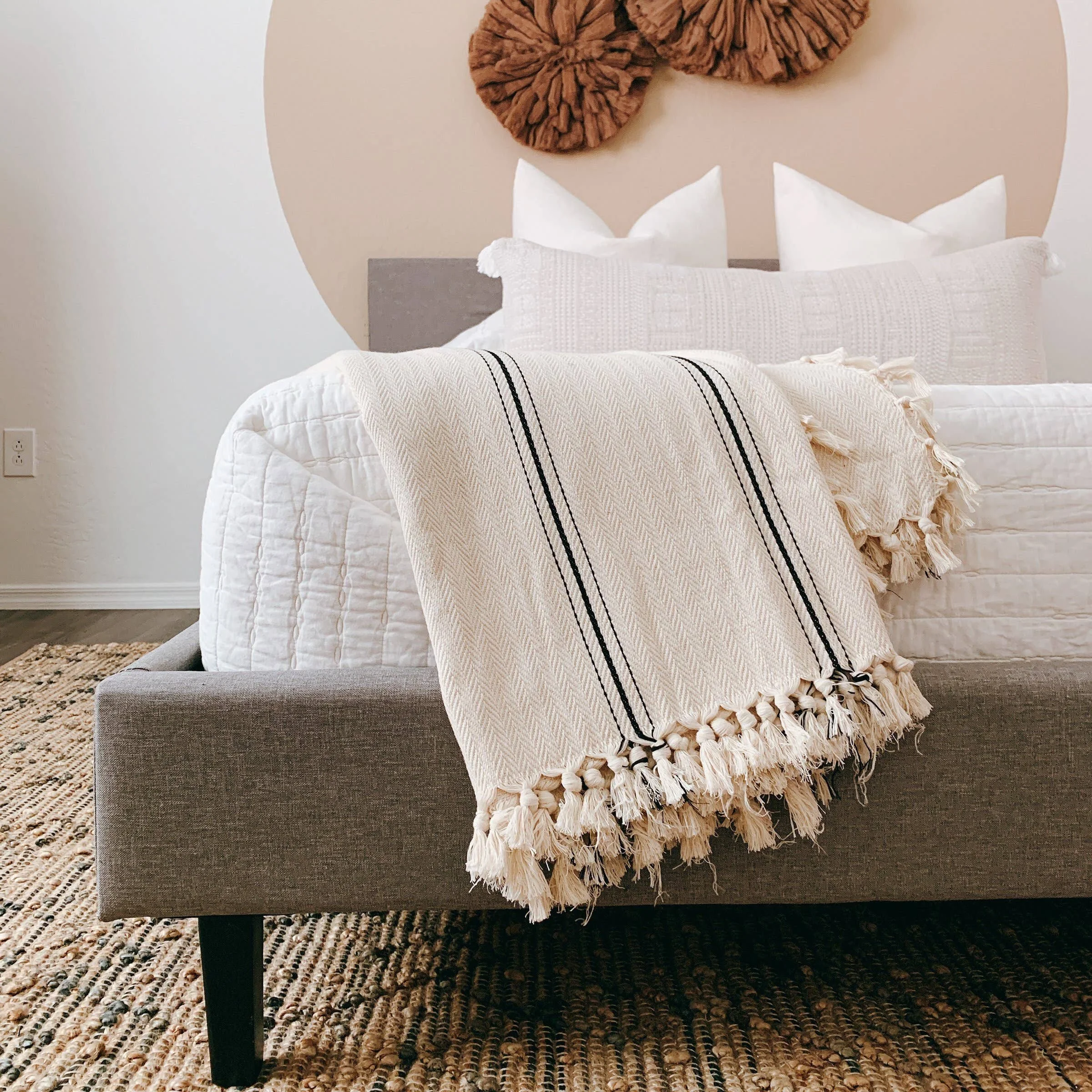 Sophie | Boho Turkish Cotton Throw Blanket