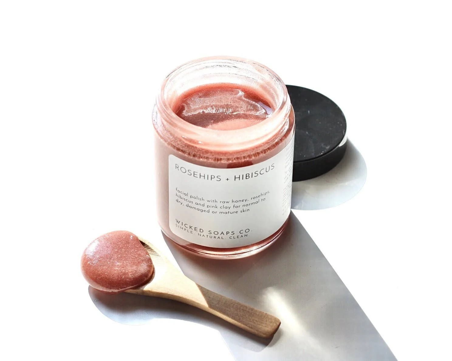 Rosehips + Hibiscus Honey Face Polish