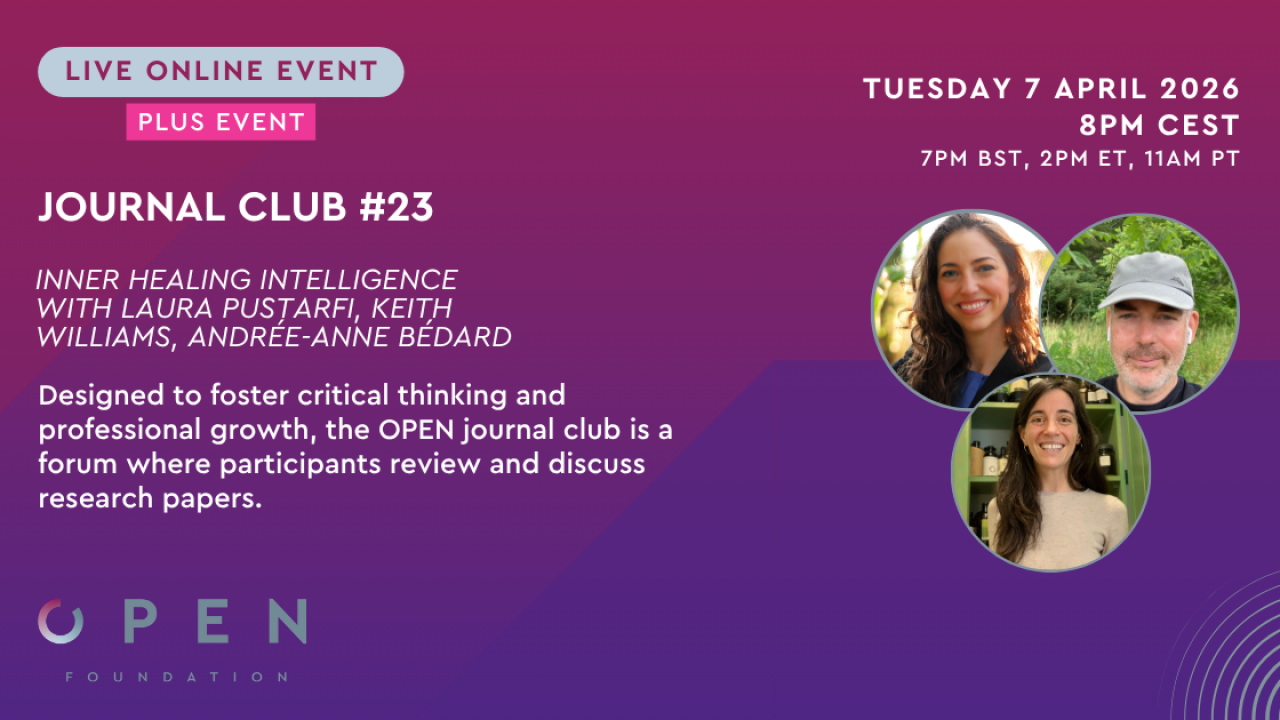 Journal Club #23: Inner Healing Intelligence