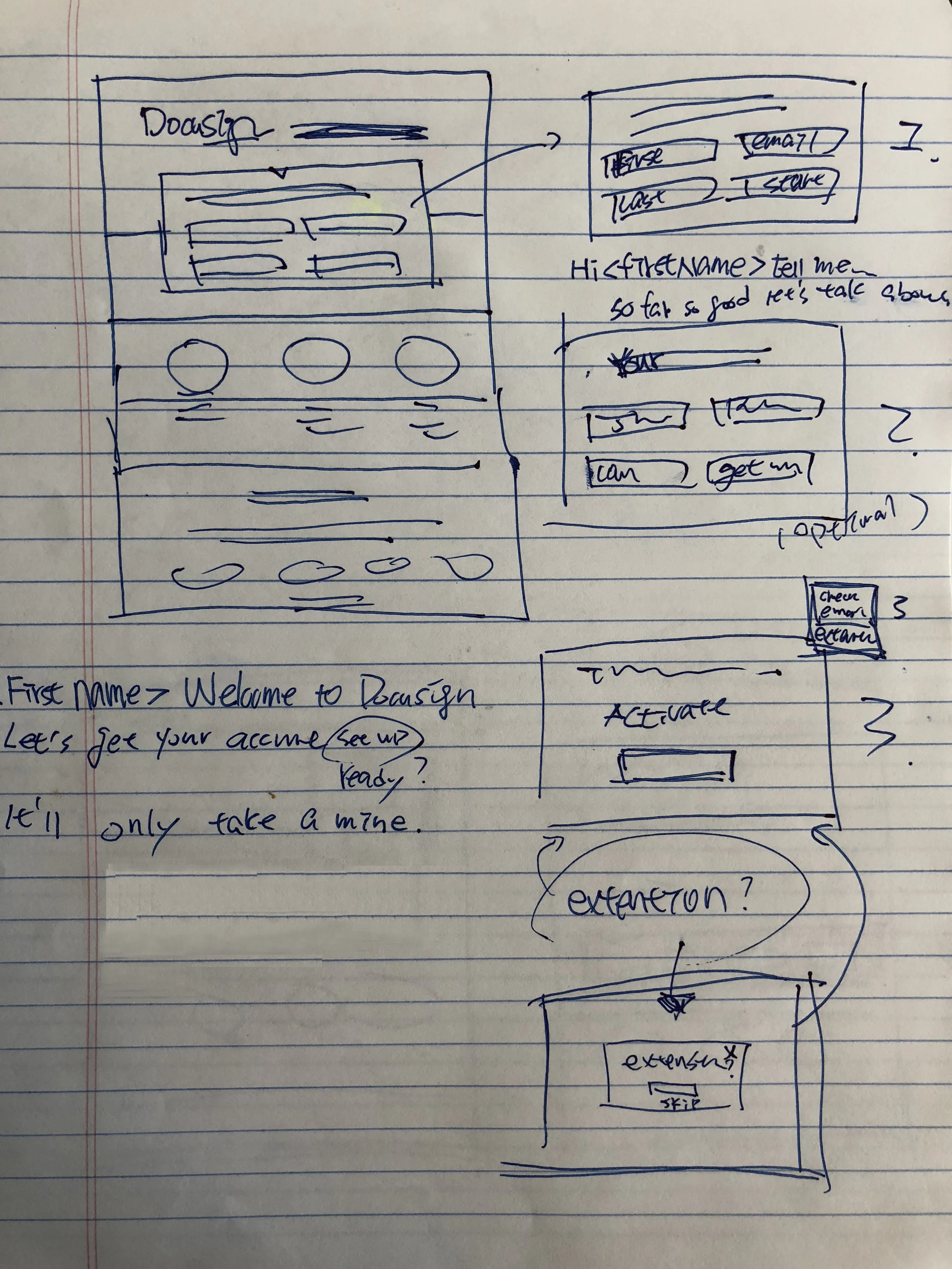  This design approach increased 8-10% sign up rate for DocuSign. 