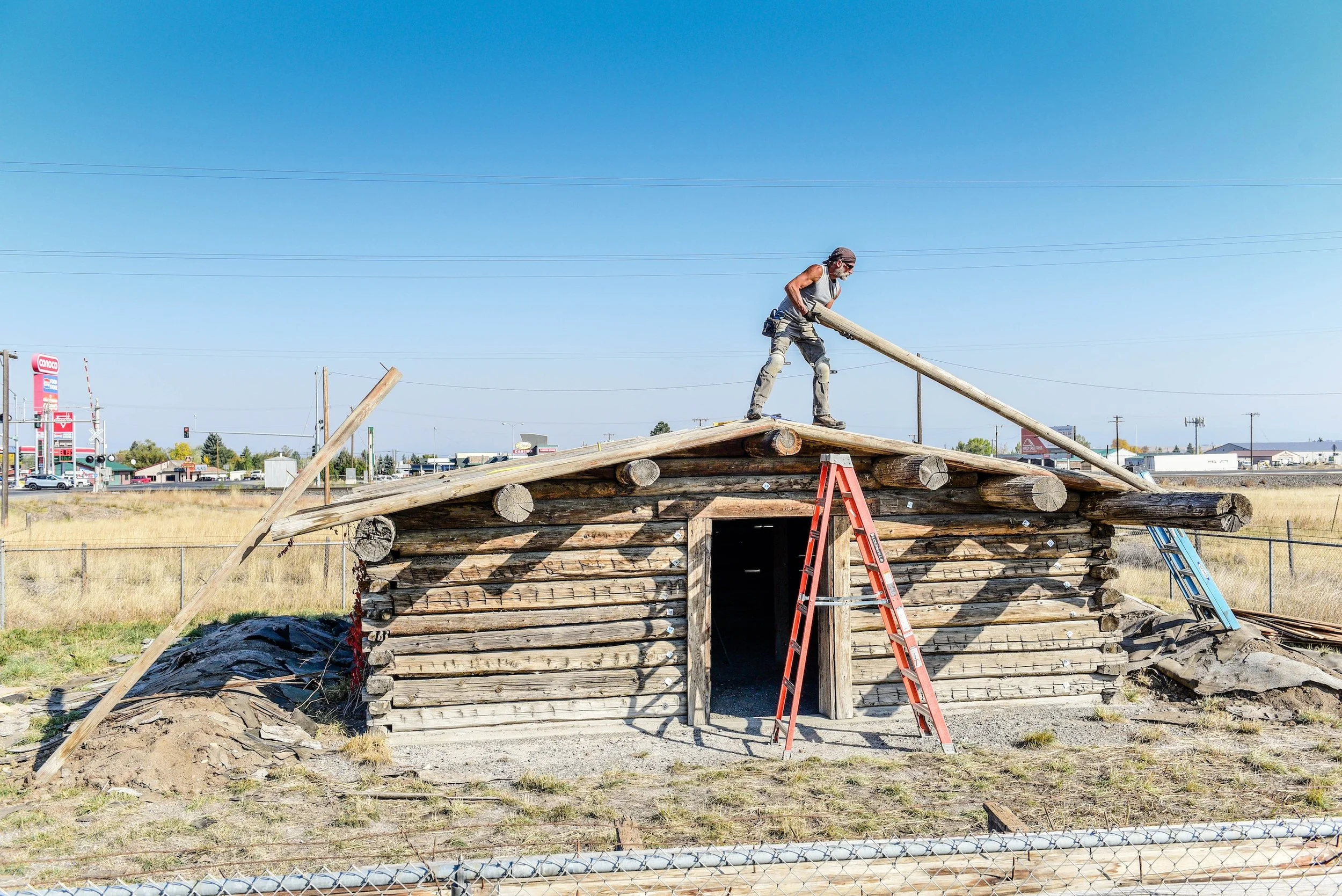 Manlove cabin in East Helena to be moved soon, awaits new home