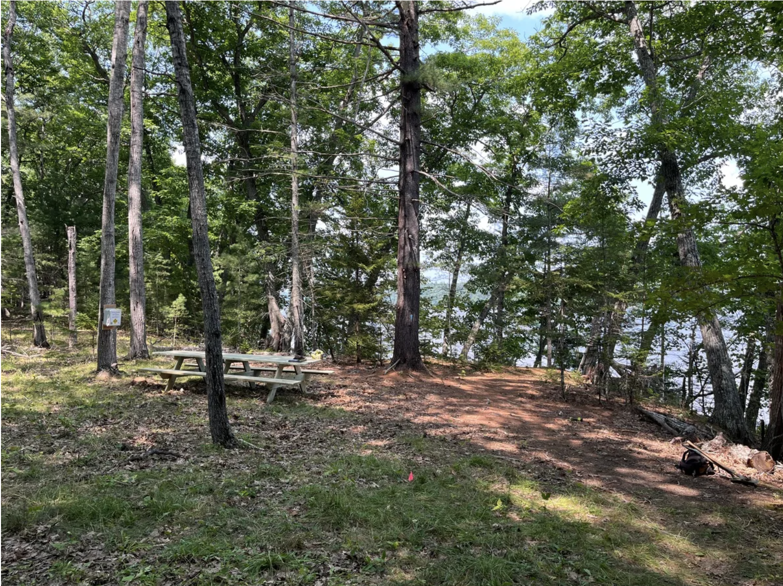A new water-access campsite links 2 Maine paddling trails