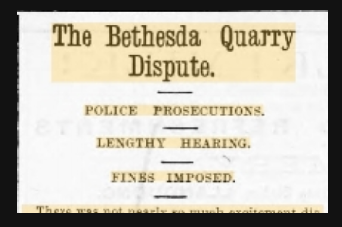 Llandudno Advertiser 7th June 1901 (paraphrased by Lisa Hudson)