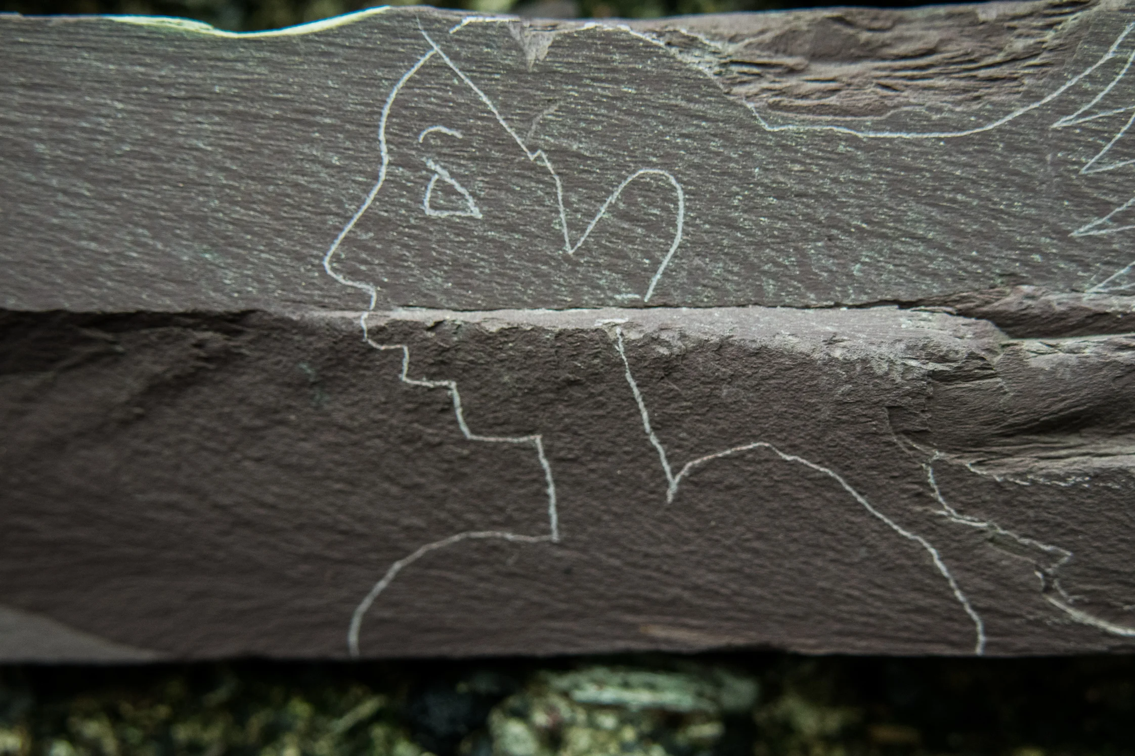 Graffitti in the Caban at Y Fron