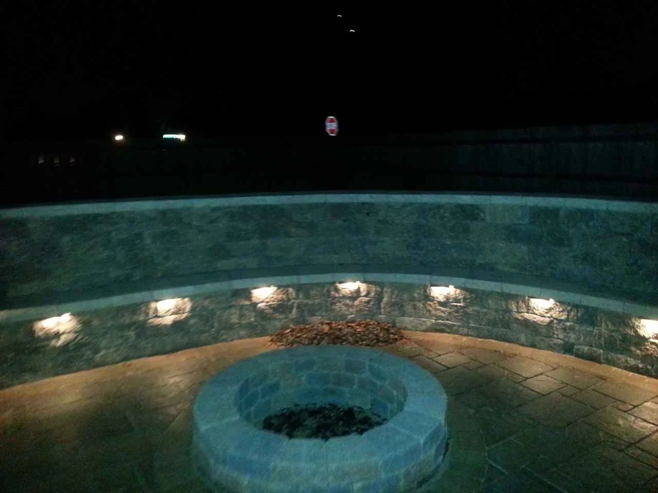Outdoor lighting improved by landscape contractor in North Riverside, IL