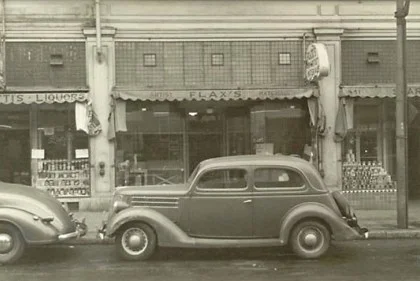 1938 Flax’s first location at 437 Kearny Street
