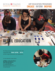 Art Education - Retail Education