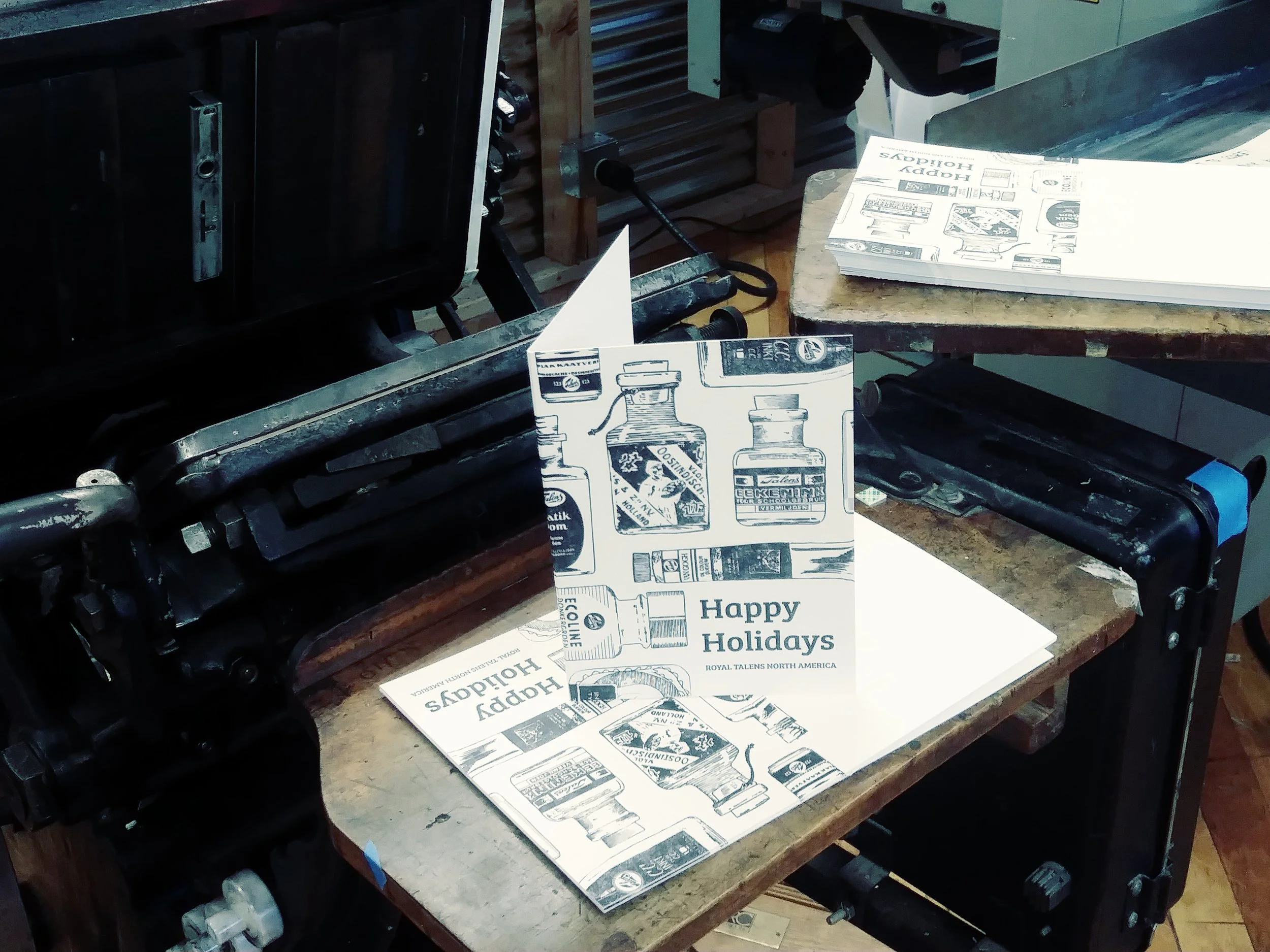 Behind the Scenes in the Making of our Holiday Cards