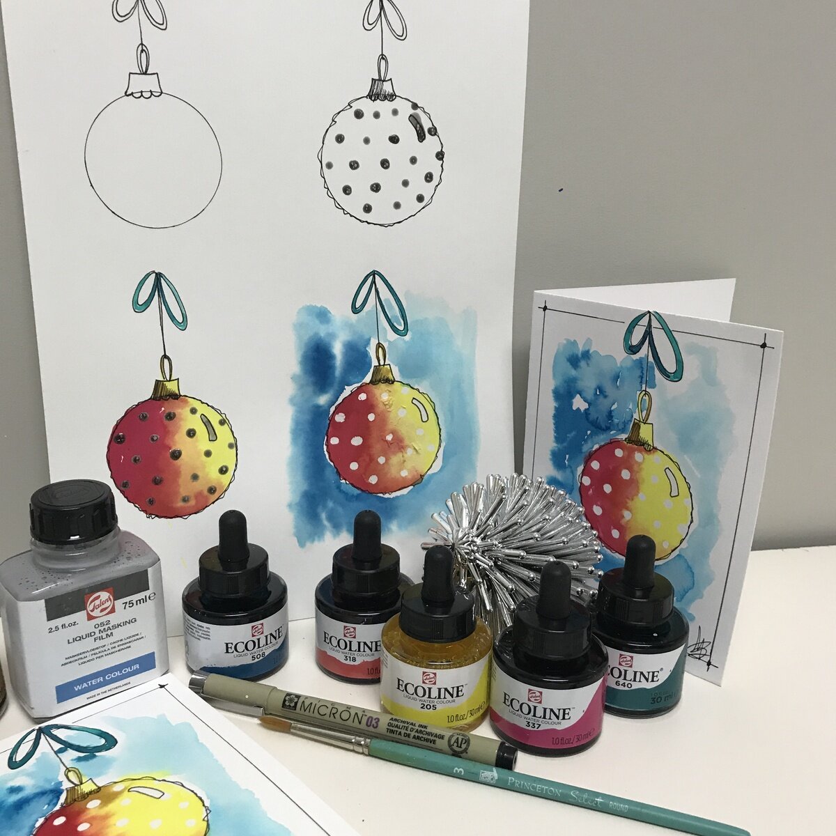 Easy Ideas on How to Use Acrylic Ink as Watercolor