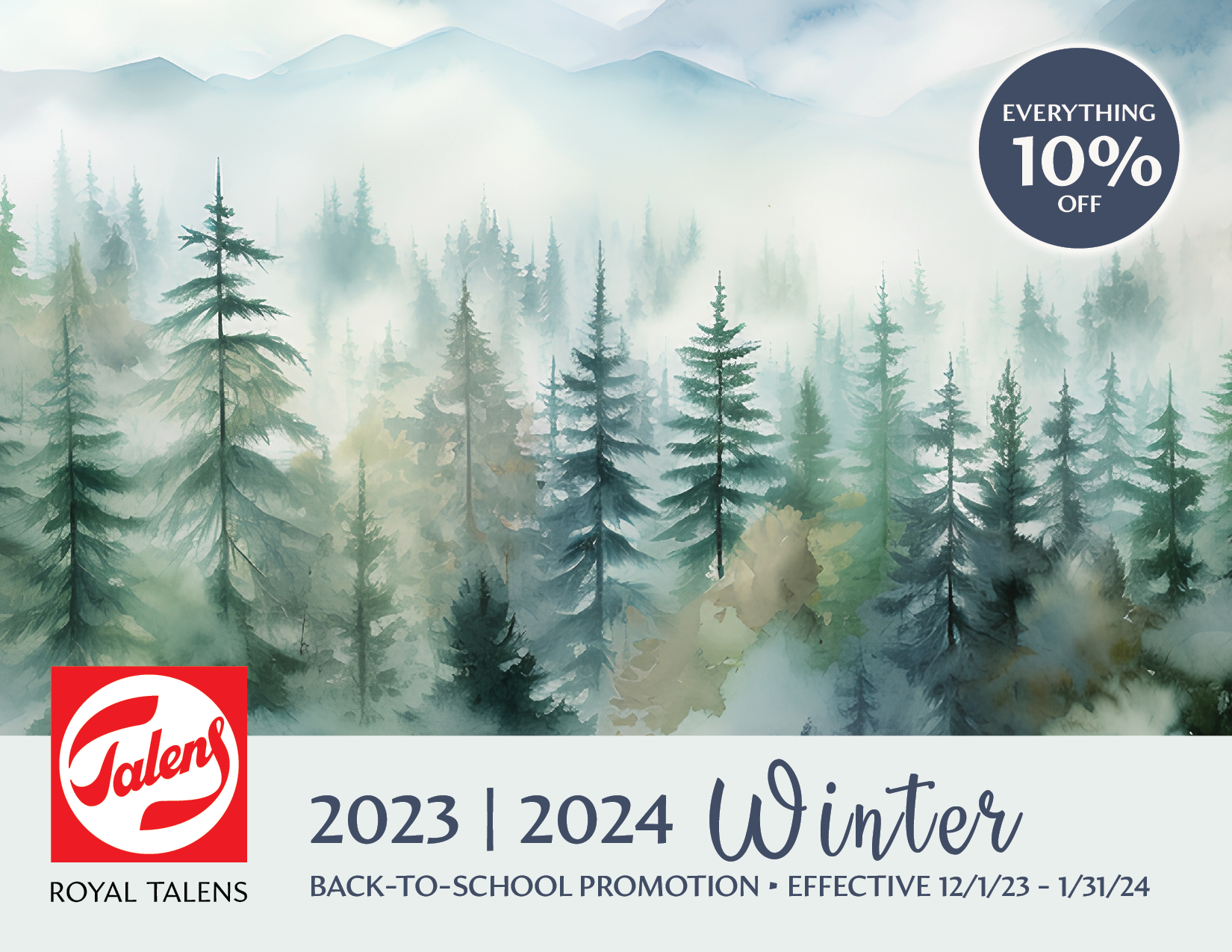 2023/24 Winter Back-to-School Promotion — Royal Talens North America