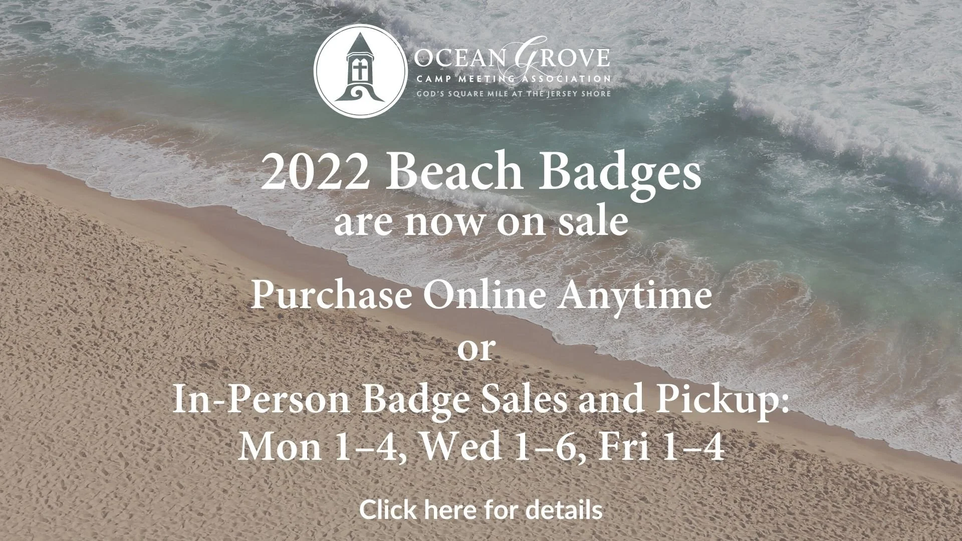 2022 Beach Badges — Four Options