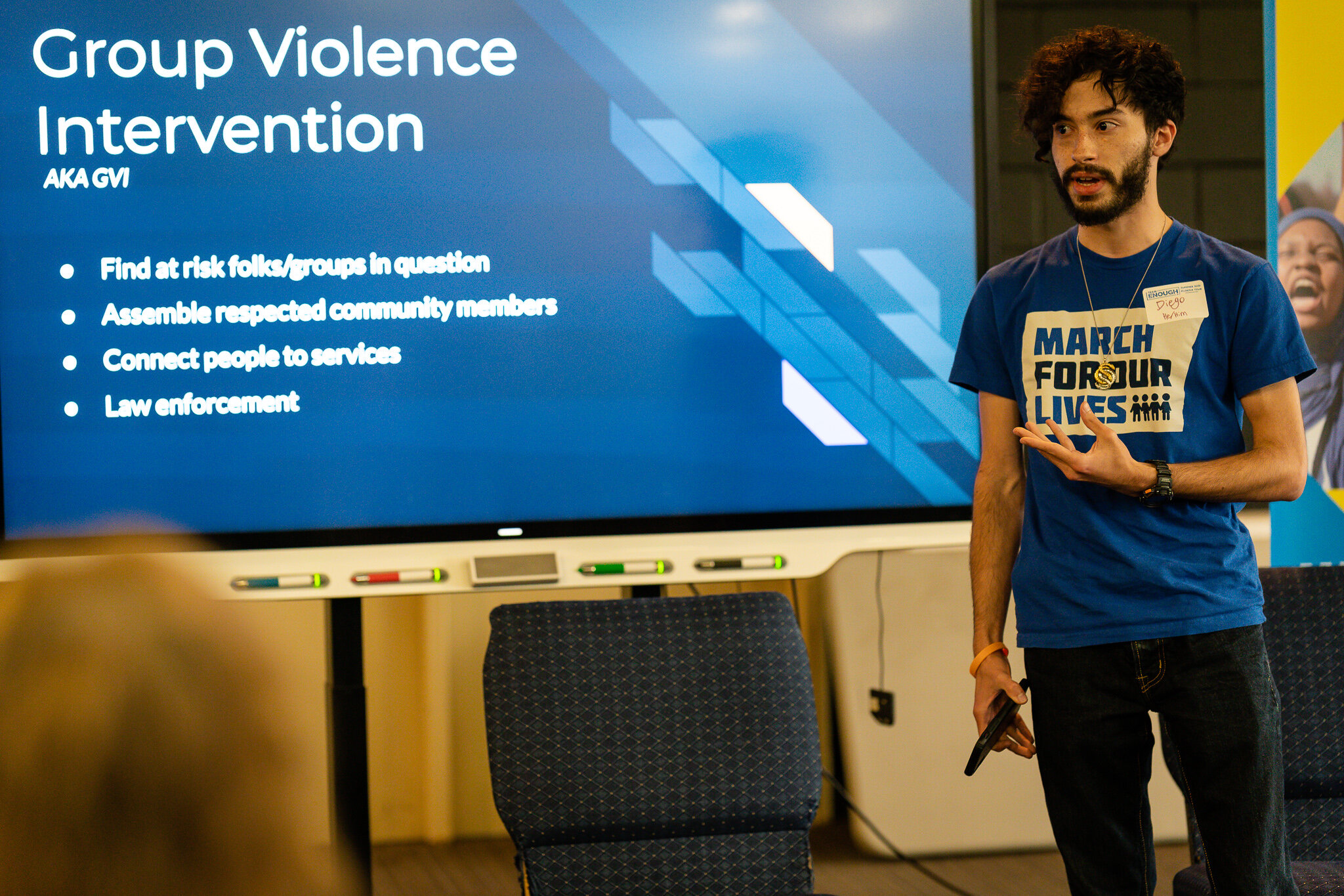 Diego from March For Our Lives speaking about Community Violence Intervention  .jpeg