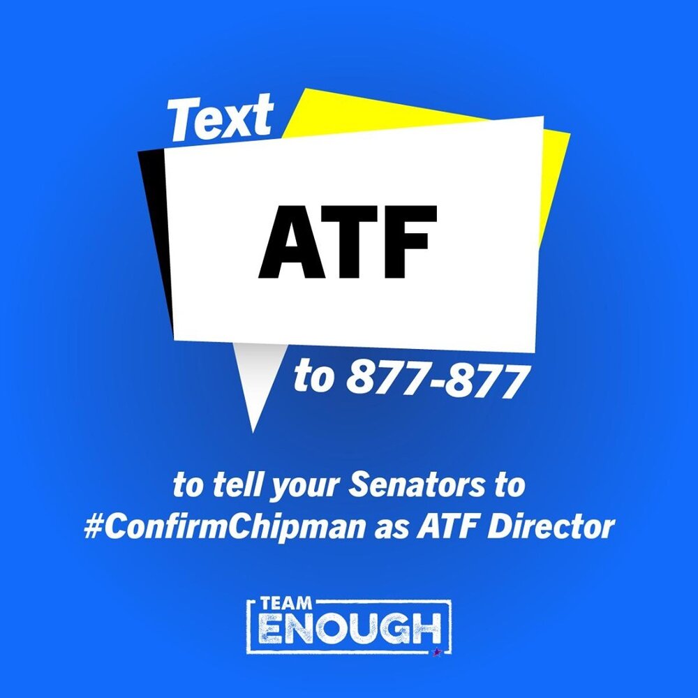 The NRA is trying to smear Pres. Biden&rsquo;s nominee for ATF director, and we can&rsquo;t let them win.

With the Senate set to vote on David Chipman soon, the time is NOW to tell your senators to vote YES to #ConfirmChipman. Text 'ATF' to 877-877 