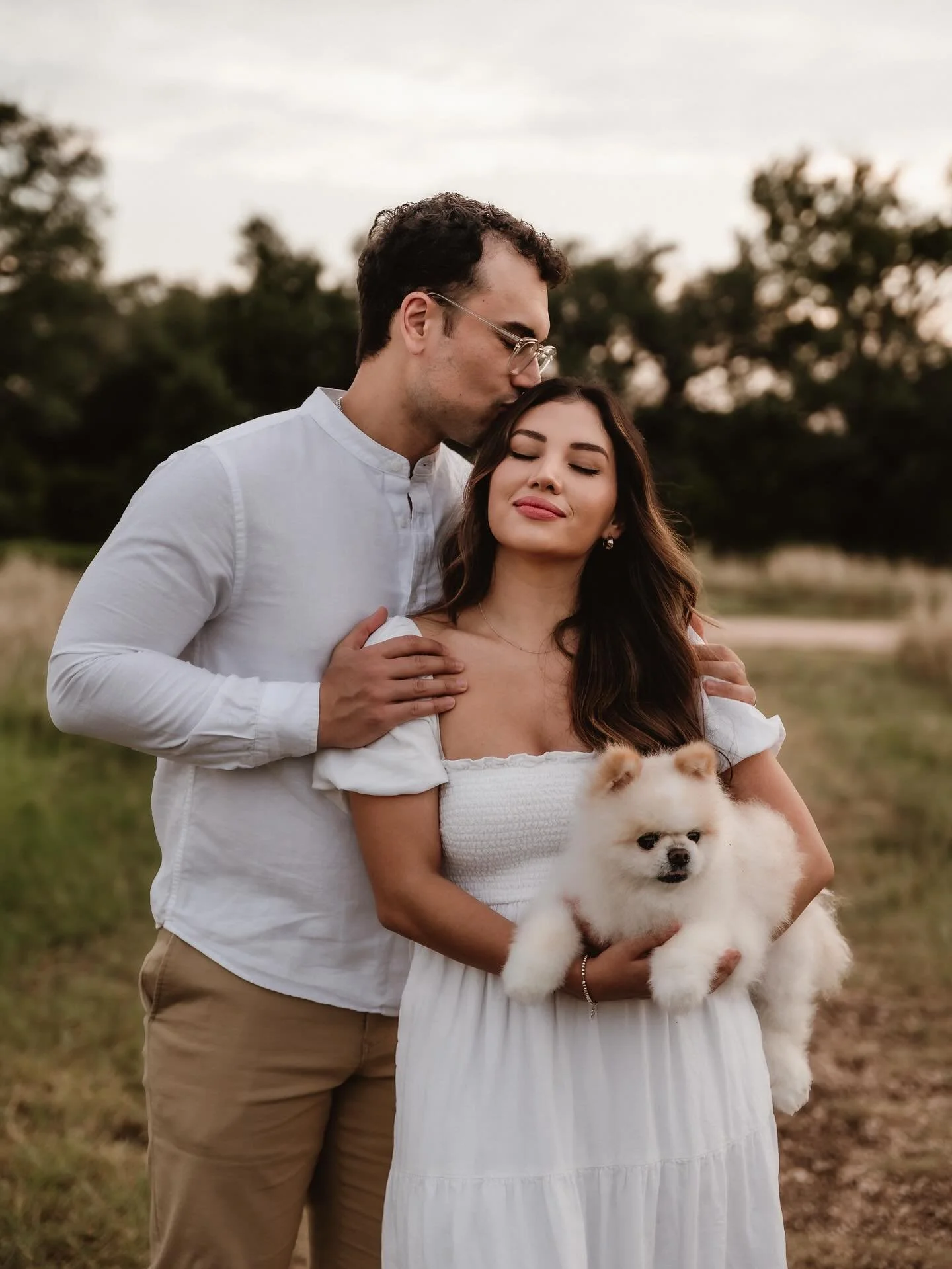 Hey! If you have a furry friend at home 🐾

You should definitely bring them to your photoshoot. Honestly, pets add so much joy, playfulness, and genuine emotion to every moment. Watching them interact with you, your family, or your partner creates m