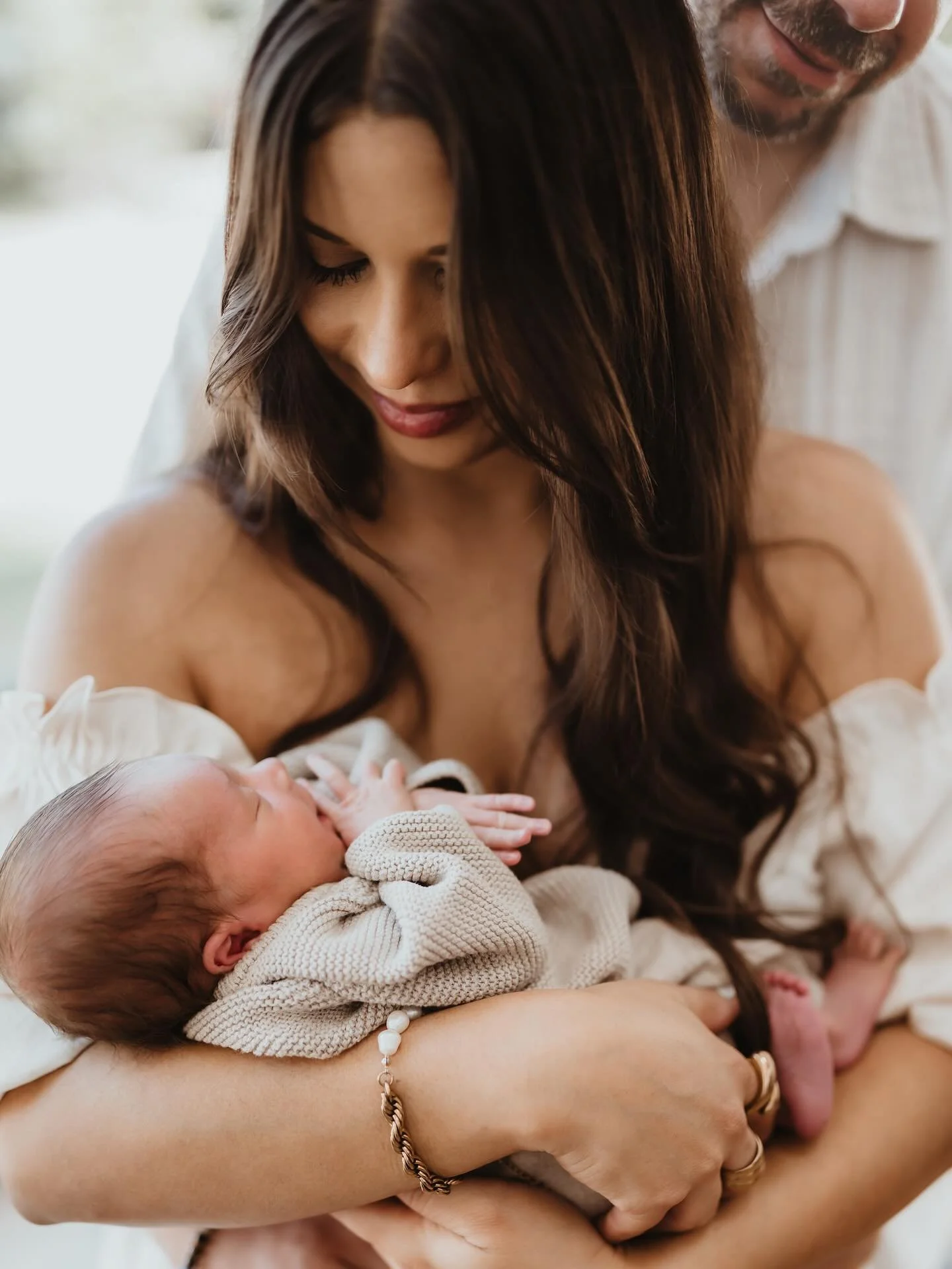 Some moments in life are just too beautiful to put into words. 

This newborn session was one of those moments! The love and happiness these two new parents shared was just so beautiful. 🧡

Capturing their connection and the beginning of their new c