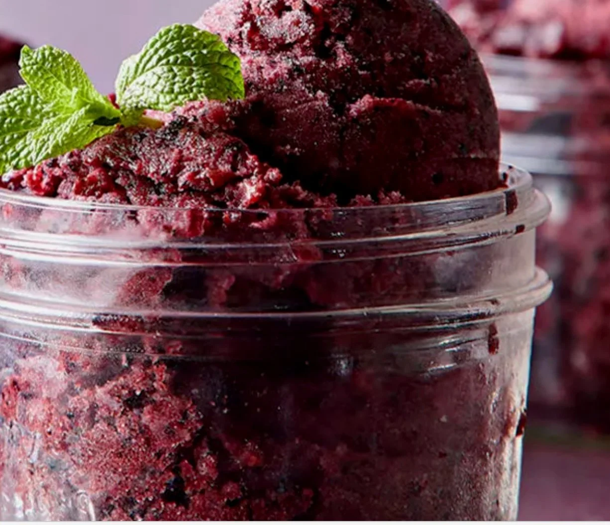 Blueberry Mint nICE Cream